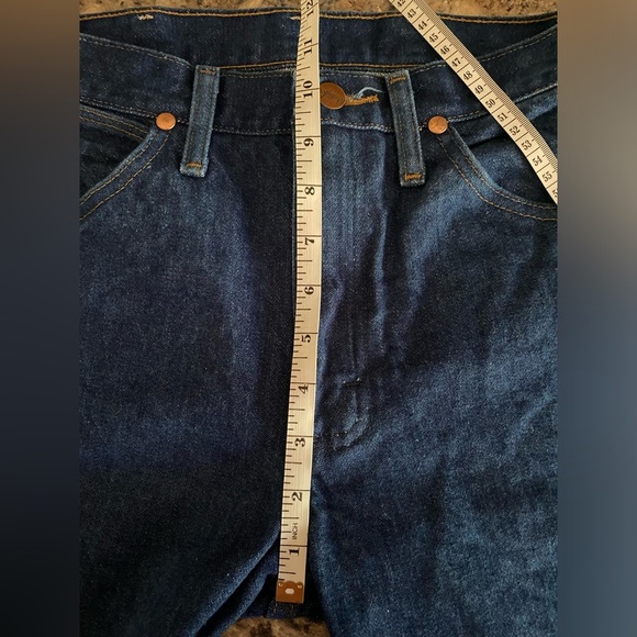 Wrangler Men’s Jeans 29x32 – 13MWZ Cowboy Cut, Blue Western Rancher Workwear - Picture 4 of 6